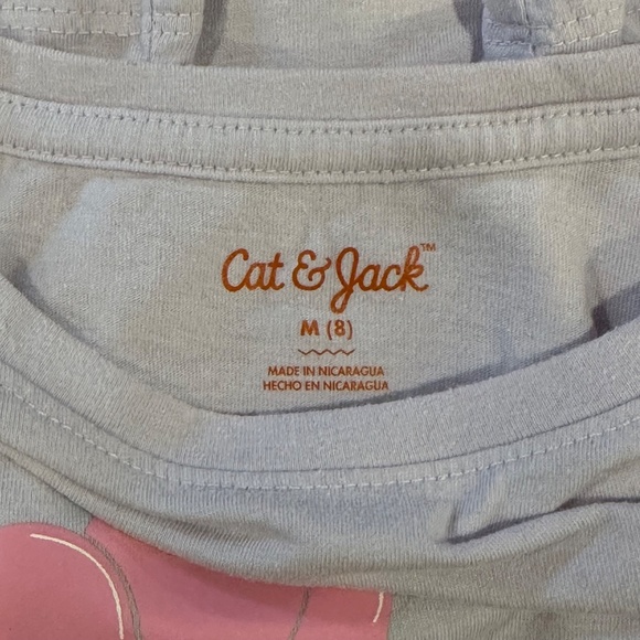 Cat & Jack T-Shirt | Skate Flower | sz M (8) - Picture 3 of 3